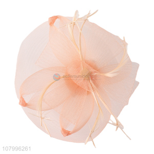 Latest arrival tulle fascinator hair clip kentucky derby tea party hairpins