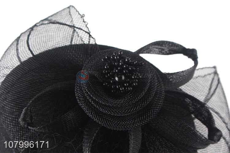 New arrival women tea party top hat fascinator hat hair clips hair accessories