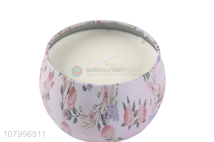 Good Quality Soy Wax Scented Candles Metal Jar Candle