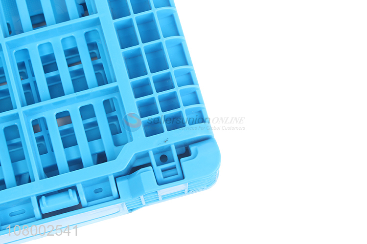 Wholesale from China folding plastic storage basket unbreakable turnover crates
