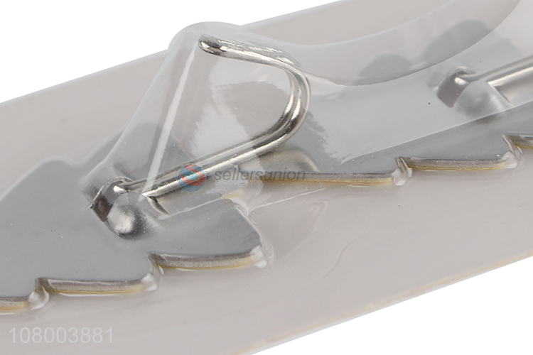 Low price seamless wall mounted hooks stainless steel adhesive hooks