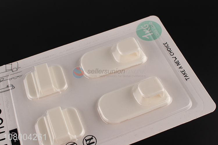 Wholesale newest plastic sticky hook adhesive hook for TV controller
