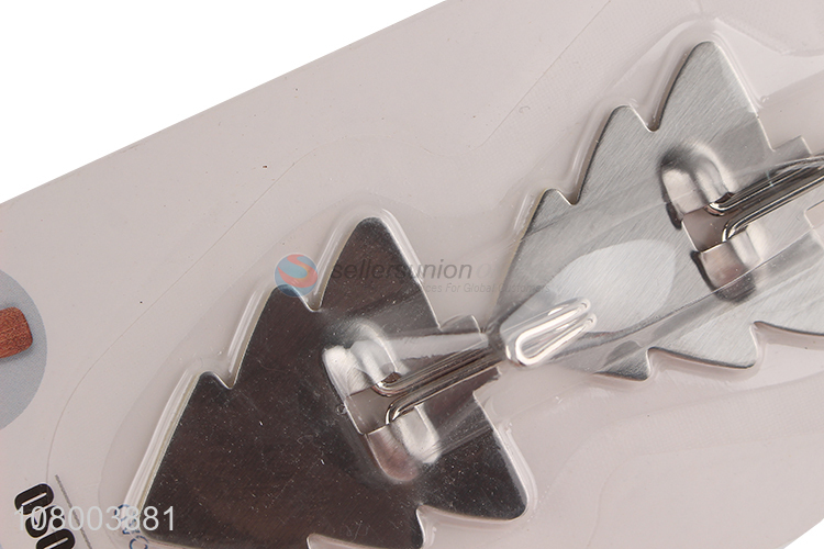 Low price seamless wall mounted hooks stainless steel adhesive hooks