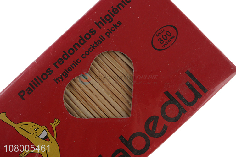 Factory direct sale large-capacity boxed bamboo toothpicks for restaurant