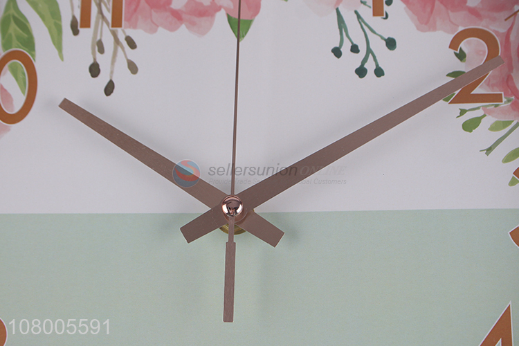 Factory direct sale green wall clock home decoration clock