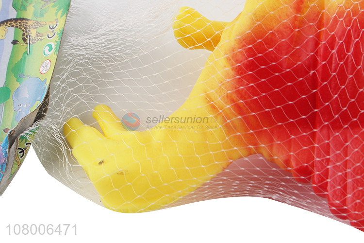 Yiwu market dinosaur shape dog chew toy squeaky vinyl toys