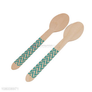 New products eco-friendly wooden ice cream stick ice cream scoop