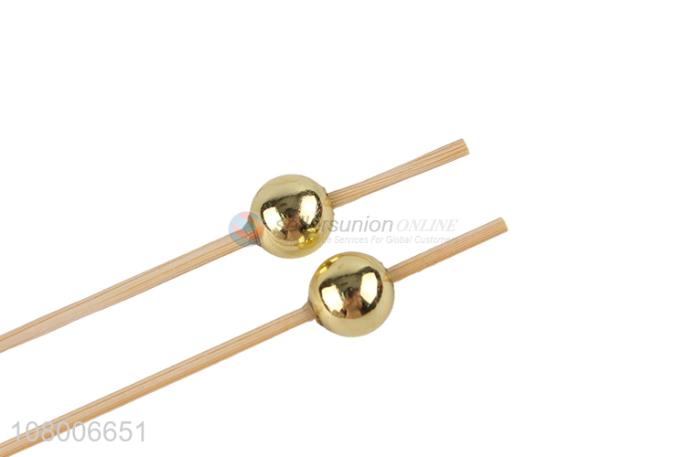 Yiwu factory bamboo food fruit toothpick for party decoration