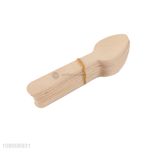 Best selling disposable wooden ice cream scoop with top quality