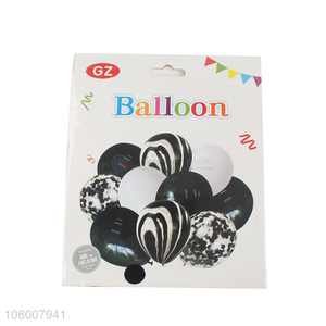 Most popular round festival rubber balloons set for decoration
