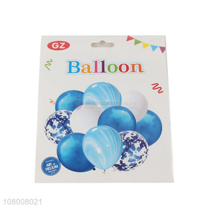 Online wholesale blue wedding party decoration balloons set