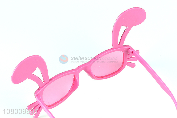 High quality pink holiday party glasses cute rabbit glasses