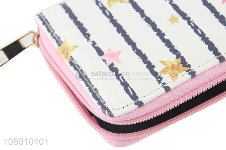 Factory Wholesale Zipper Wallet Fashion Card Holder