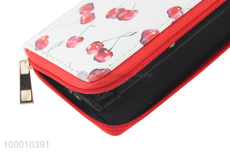 Good Price Ladies Zipper Purses Long Wallet Women Card Holder
