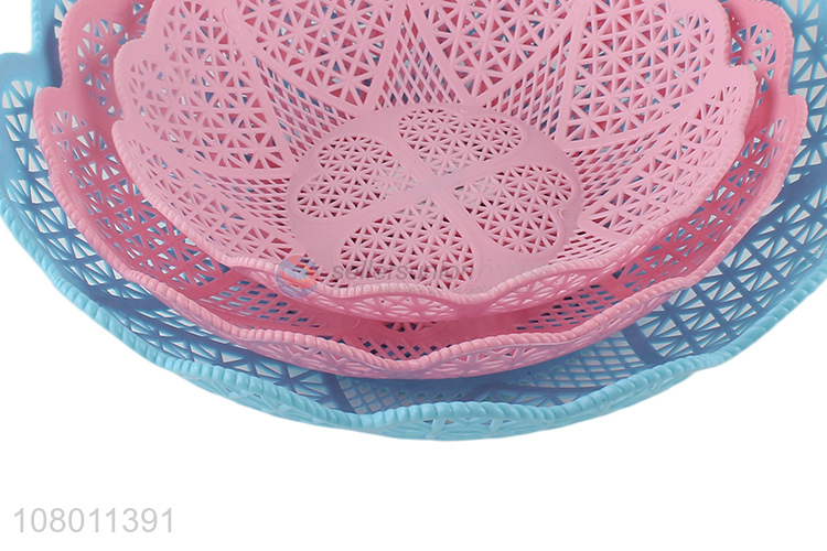 New arrival multicolor drain basket kitchen storage basket