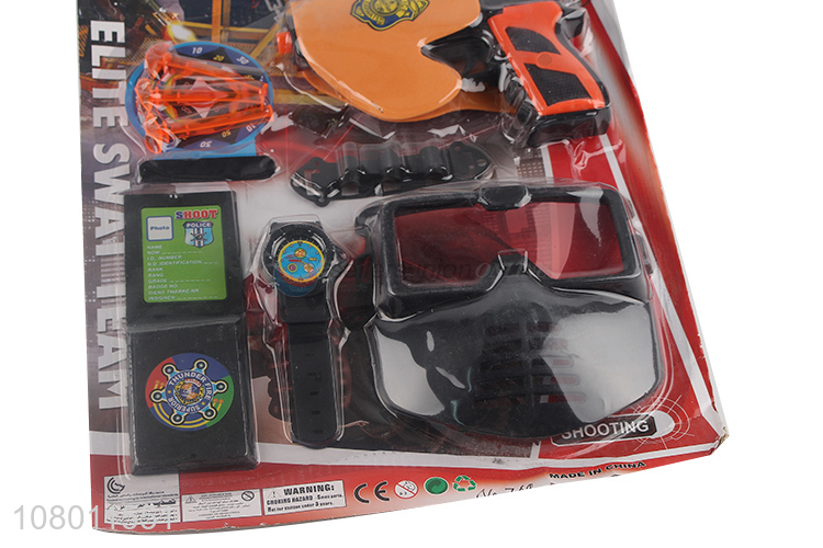 New hot sale funny plastic police toys kids preschool toys