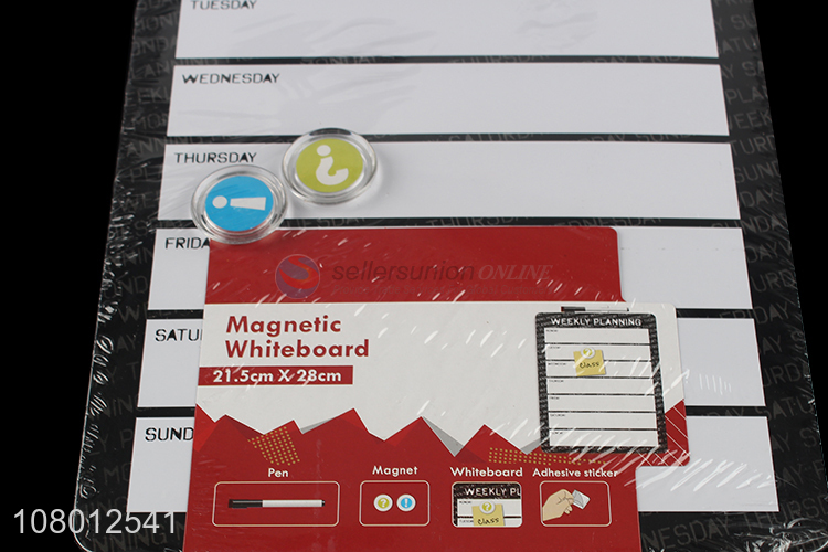Hot Sale Weekly Planning Magnetic Whiteboard Popular Memo Board