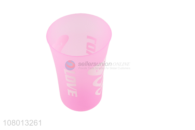 Yiwu market pink plastic multipurpose cup mouthwash cup