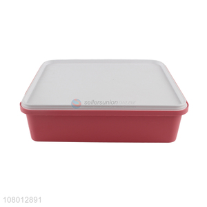 Factory direct sale pink plastic universal storage box with lid