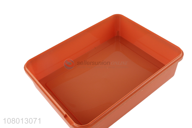 Yiwu wholesale orange plastic box multifunctional storage box
