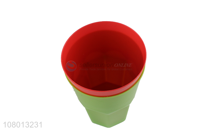 New products multicolor plastic cup mouthwash cup for household
