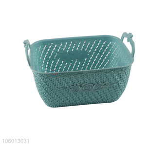 New Arrival Blue Plastic Storage Basket Vegetable Blue