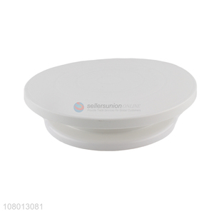 Chinese market white plastic cake stand for kitchen baking