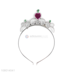 Factory price fashionable kids tiaras for hair accessories