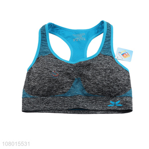 Online wholesale women shockproof sports bra fitness yoga bra running vest