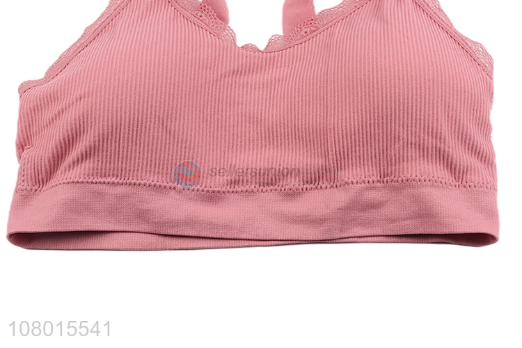 Good quality fashion fitness yoga bra breathable sport bras for women