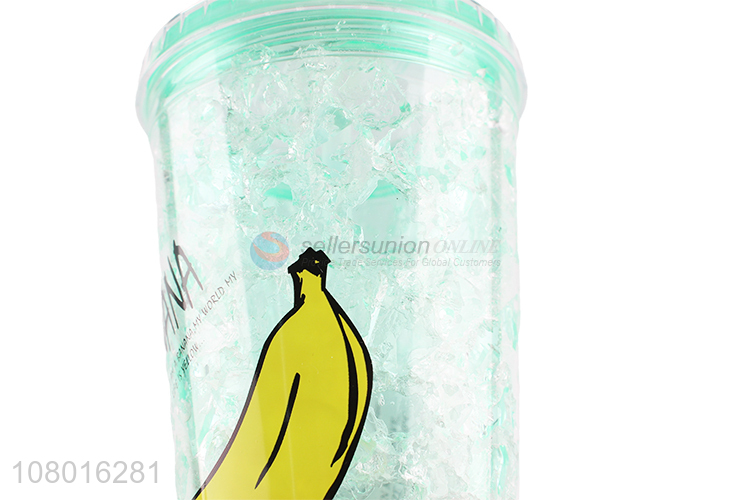 Online wholesale plastic water cup gel freezer cup for cold drinks