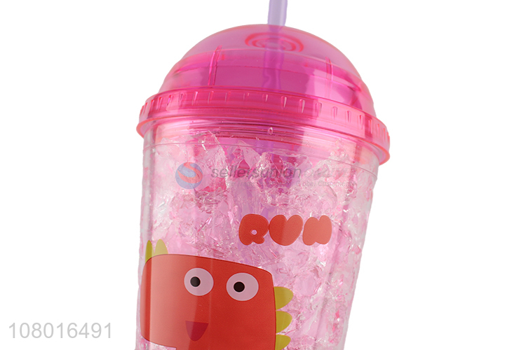 Yiwu market double walled gel frosty cooling cups kids drinking cups