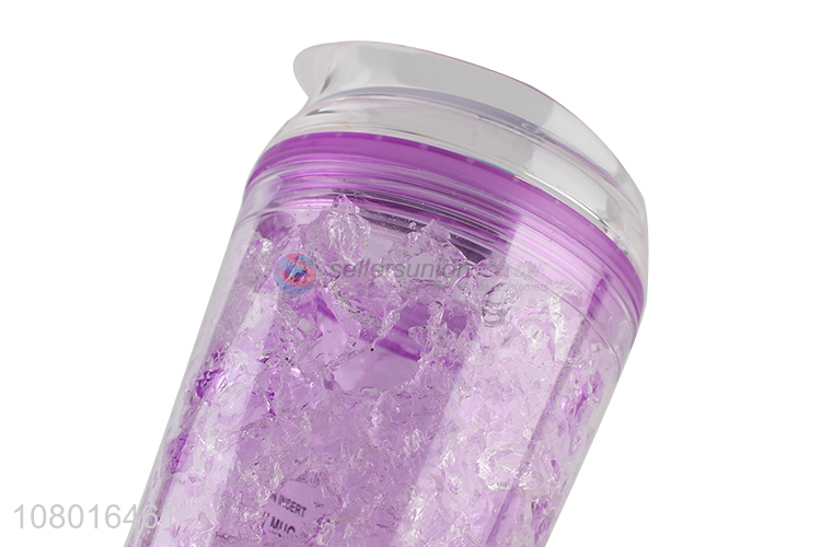 Online wholesale summer plastic fashion cooling cup juice cup for ladies