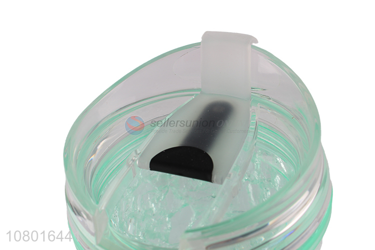 New arrival summer cups double-walled reusable plastic cooling cup