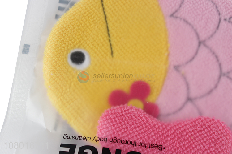 Cheap price cartoon cute household bath gloves for personal care