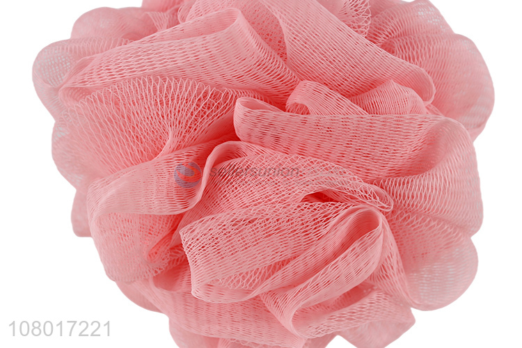 Most popular durable pink soft bath flower mesh bath sponge