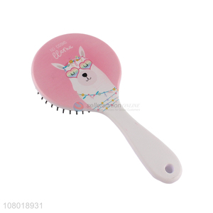 Good quality plastic airbag comb print hairdressing comb