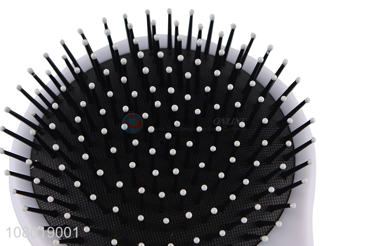 Top quality plastic print comb creative hairdressing comb