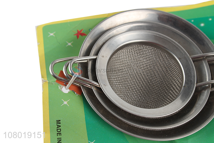 Hot Sale Oil Strainer Stainless Steel Strainer Set