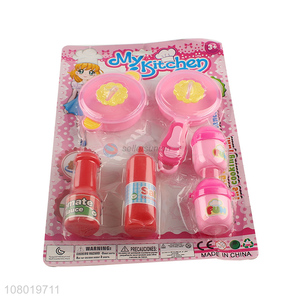 Online wholesale kitchen toys pretend play toys cookware cup toy