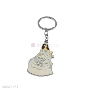 Popular product alloy keychains lovely cartoon key ring women key chain