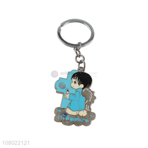 Top product creative keychains lovely cartoon key chain for promotions