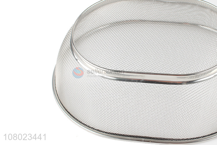 Good Quality Stainless Steel Oval Mesh Basket Kitchen Strainers