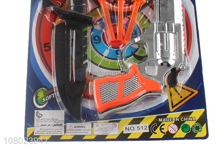 Hot selling role play children police set gun toys wholesale
