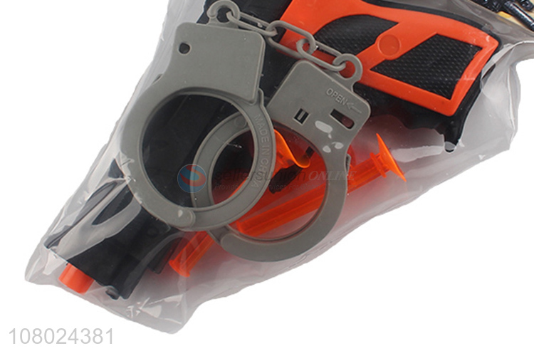 New products plastic boys girls pretend play police set toys