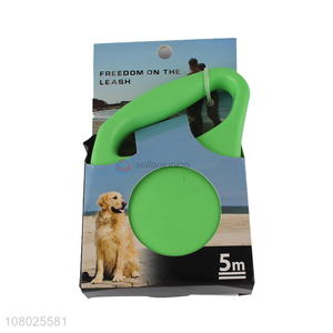 Factory wholesale green silicone tractor pet traction rope