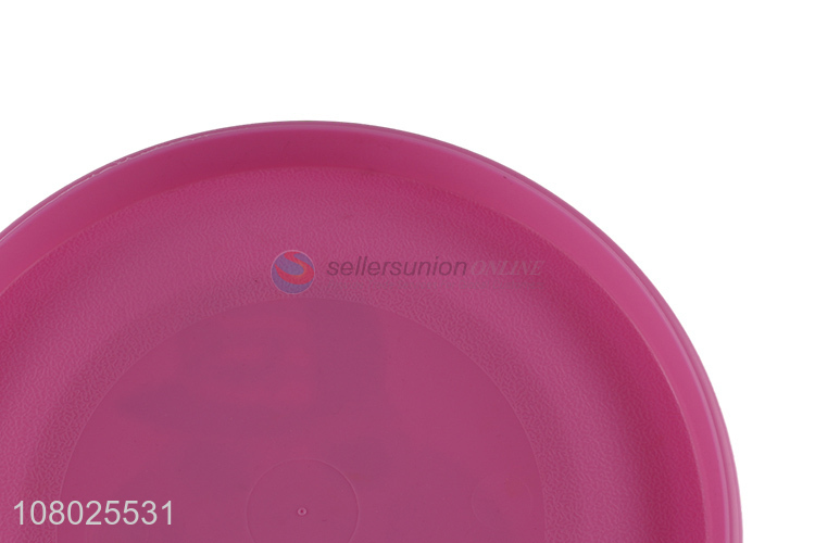 Good Price Pink Cartoon Silicone Frisbee Pet Toy Wholesale