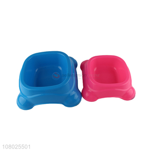 Factory direct sale plastic pet food <em>bowl</em> portable <em>dog</em> <em>bowl</em>