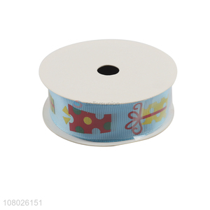 New Style Christmas Decorative Ribbon Polyester Ribbon