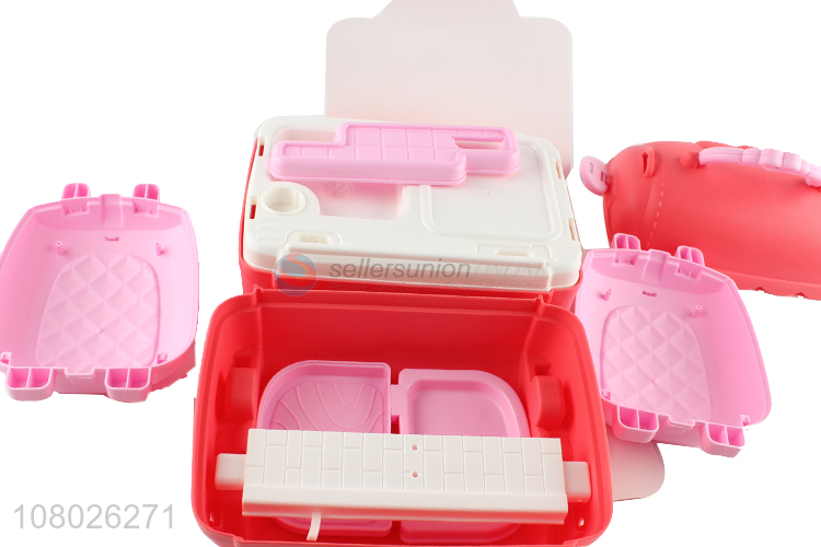 Good price children toys kitchenware set toys mobile kitchen toys